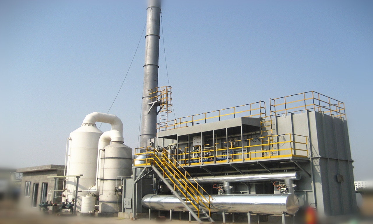 沸石轉輪濃縮+RTO廢氣燃燒設備